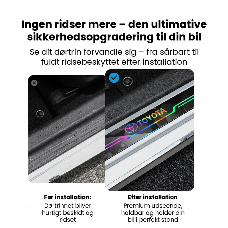 Ridsesikre Bilklistermærker, 4 stk.