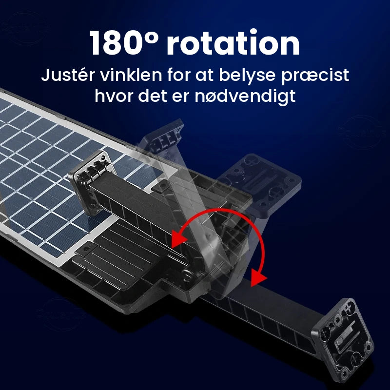 Kraftig solcelledrevet LED